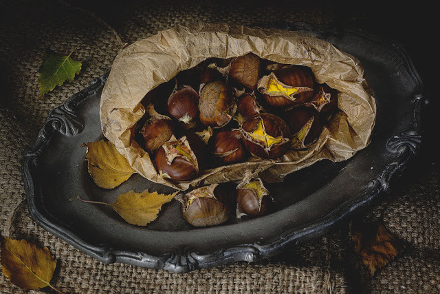 Idealne na jesień - pieczone kasztany